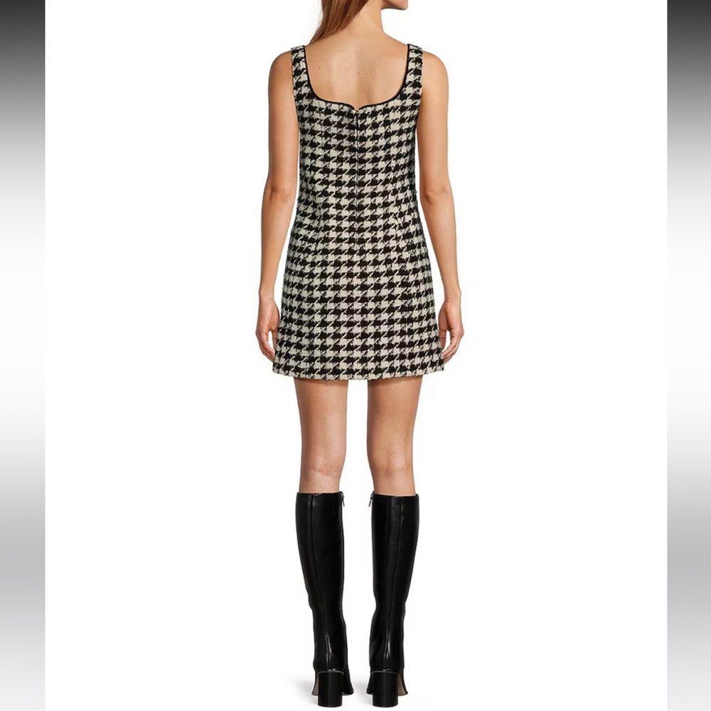 ANTONIO MELANI Black and White Mini Dress - Picture 4 of 6